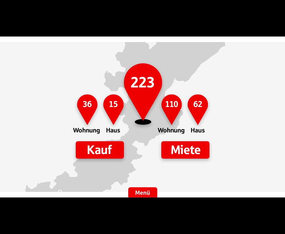 Immobilien Touch Anwendung