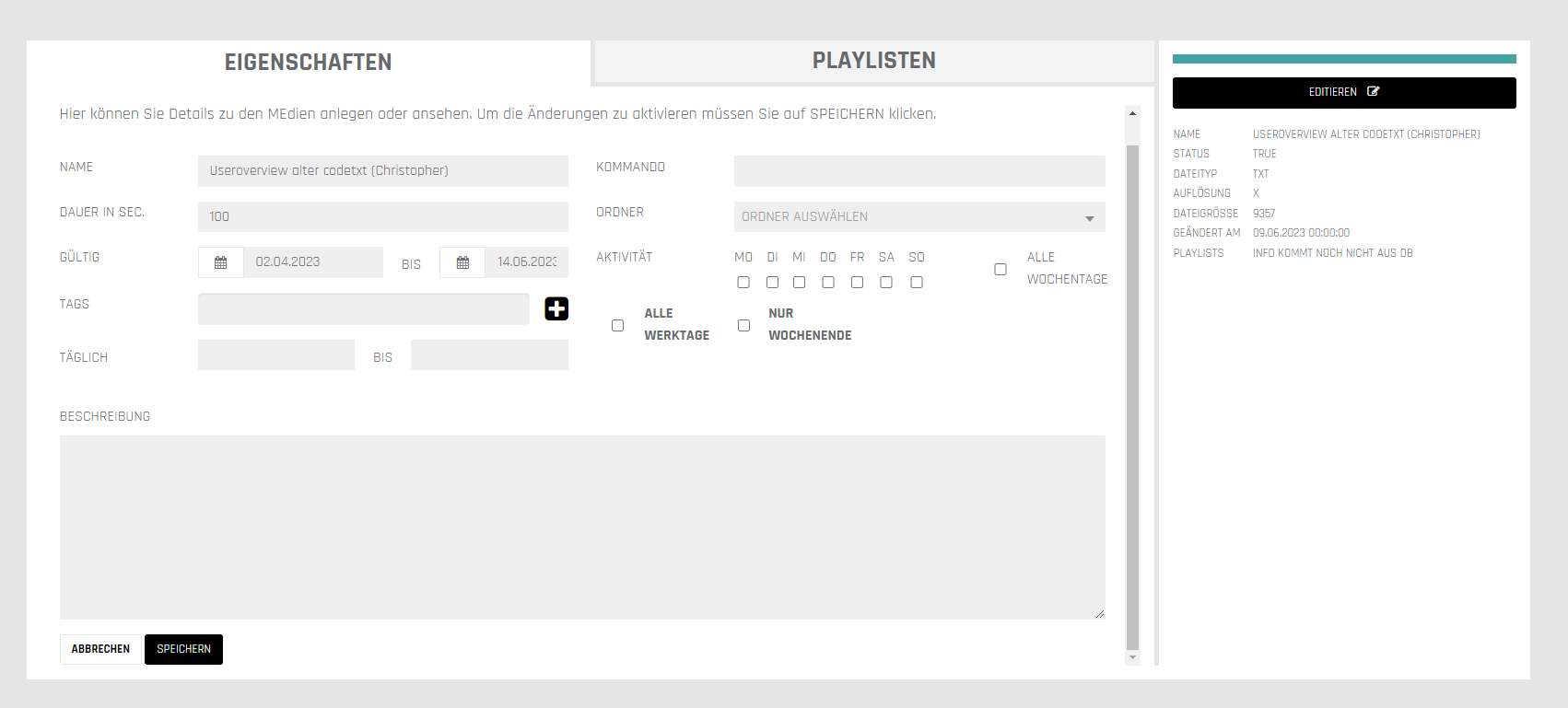 Service Beispielsituation